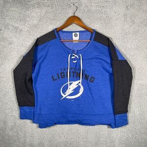 Tampa Bay Lightning Pullover Sweatshirt Size Medium (8-10) NHL